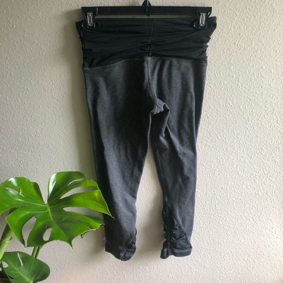 Lululemon Embrace Crop Heathered Deep Coal… - Picture 8 of 11